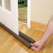 Munico 2 Adet 90CM Su Geçirmez Esnek Şerit Rüzgar Kesici Stoper Kapı Altı Koruyucu Çift Ses Yalıtımlı