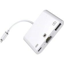Kompakt Lightning Çoklu Ethernet Adaptör ile Hızlı Bağlantı
