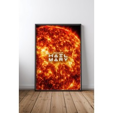 Project Hail Mary Sinema Tasarım 10 Çerçeveli Tablo Poster Film Odası Duvar Dekoru