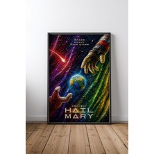 Project Hail Mary Film Posteri Tasarım 8 Çerçeveli Tablo Poster Film Odası Duvar Dekoru