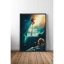 Project Hail Mary Poster Tasarım 5 Çerçeveli Tablo Poster Film Odası Duvar Dekoru
