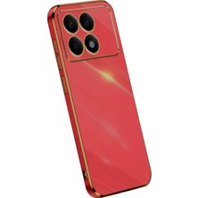 Xiaomi Poco X6 Pro Kılıf Volet Silikon - Kırmızı