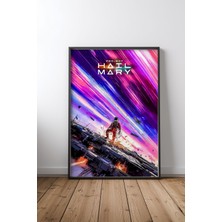 Project Hail Mary Astronot Tasarım 11 Çerçeveli Tablo Poster Film Odası Duvar Dekoru