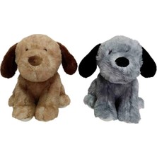 Peluş Oturan Köpek 23 cm Eğlenceli ve Yumuşak