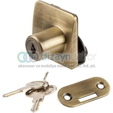 Dizaynaks Çift Cam Kapak Kiliti-Antik Bronz Kaplamalı