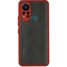 Infinix Hot 11S Kılıf Montreal Silikon Kapak - Kırmızı