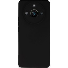 Neva Prime Realme 11 Pro Kılıf Nano Içi Kadife Silikon - Siyah