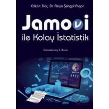 Nobel Akademik Yayıncılık Jamovi ile Kolay Istatistik