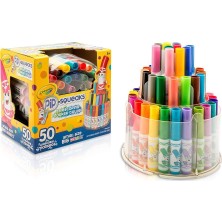 Crayola 50 Washable Markers- Crayola 50'li Yıkanabilir Kalem