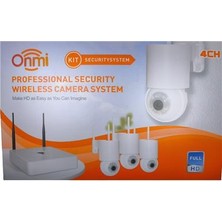 Apronx DSM600 4 Kanal Nvr + 3mp 4 Kamera Full Color Mik. + 10" LCD Wifi Set