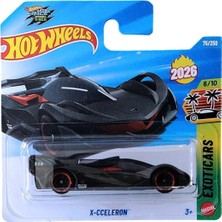 Hot Wheels X-Cceleron - Hw Exoticars Siyah 1/64 Diecast Model Araba