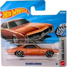 Hot Wheels '66 Buick Riviera - Cool Classics Metalik Bakır 1/64 Diecast Model Araba
