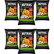6'lı Yoghurt & Herbs Cips 50 G x 6 – Yoğurtlu ve Mevsim Yeşillikleri Aromalı, Yüksek Proteinli, Katkısız ve Koruyucusuz