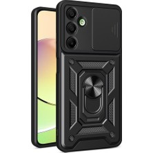 ENNAR Samsung Galaxy A16 Tank Kılıf Manyetik Standlı Sürgülü Kamera Korumalı Yüzüklü Kapak