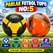 Parlak Tasarımlı Futbol Topu 1 Adet