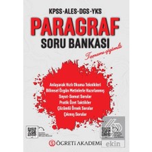 Öğreti Akademi Yayıncılık Kpss Ales Dgs Yks Paragraf Soru Bankası