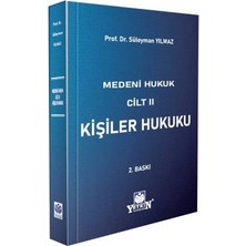 Yetkin Hukuk Yayınları Medeni Hukuku Cilt Iı Kişiler Hukuku