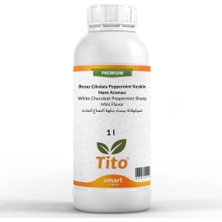Tito Premium Beyaz Çikolata Peppermint Keskin Nane Aroması 1 Litre