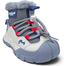 Marco Kids Anatomik Taban Sıcak Tutan Astar Kaymaz Taban Unisex Çocuk Bot Cherokee-P Gri