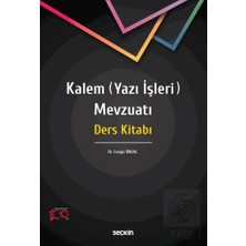 Seçkin Yayıncılık Kalem (Yazı Işleri) Mevzuatı