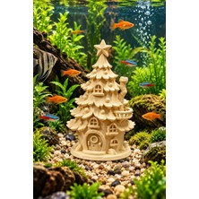 BarsDepo Akvaryum Dekoru Peri Evi – Noel Ağacı Evi (Batan Model)