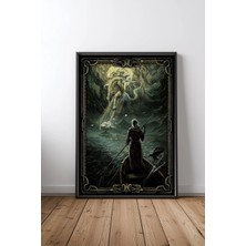Ciri Of Cintra Oyun Çerçeveli Tablo Poster Oyun Odası Duvar Dekoru Hediye