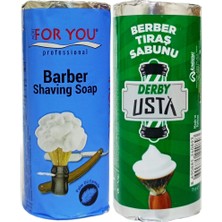 Atamanstore 1 Adet More For You ve 1 Adet Derby Berber Sakal Tıraş Sabunu