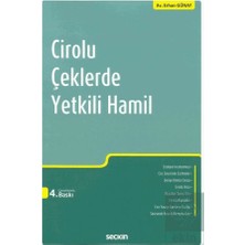 Seçkin Yayıncılık Cirolu Çeklerde Yetkili Hamil