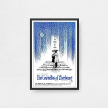 The Umbrellas Of Cherbourg Film Posteri Çerçeveli Tablo Sinema Odası Duvar Dekoru
