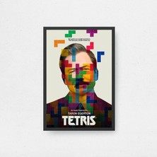 Tetris Film Posteri Çerçeveli Tablo Sinema Odası Duvar Dekoru