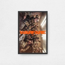 Warfare Tasarım 3 Film Posteri Çerçeveli Tablo Sinema Odası Duvar Dekoru