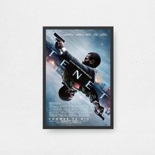 Tenet Tasarım 2 Film Posteri Çerçeveli Tablo Sinema Odası Duvar Dekoru