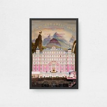 The Grand Budapest H0TEL Film Posteri Çerçeveli Tablo Sinema Odası Duvar Dekoru