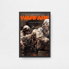 Warfare Tasarım 2 Film Posteri Çerçeveli Tablo Sinema Odası Duvar Dekoru
