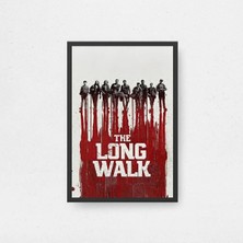 The Long Walk Tasarım 2 Film Posteri Çerçeveli Tablo Sinema Odası Duvar Dekoru