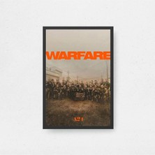 Warfare Tasarım 4 Film Posteri Çerçeveli Tablo Sinema Odası Duvar Dekoru