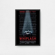 Whiplash Tasarım 2 Film Posteri Çerçeveli Tablo Sinema Odası Duvar Dekoru