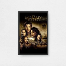 The Mummy Returns Film Posteri Çerçeveli Tablo Sinema Odası Duvar Dekoru