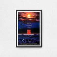 Red Dawn Film Posteri Çerçeveli Tablo Sinema Odası Duvar Dekoru
