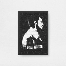 Road House Tasarım 2 Film Posteri Çerçeveli Tablo Sinema Odası Duvar Dekoru