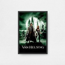 Van Helsing Film Posteri Çerçeveli Tablo Sinema Odası Duvar Dekoru
