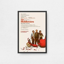 The Holdovers Tasarım 2 Film Posteri Çerçeveli Tablo Sinema Odası Duvar Dekoru