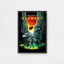 The Fifth Element Film Posteri Çerçeveli Tablo Sinema Odası Duvar Dekoru