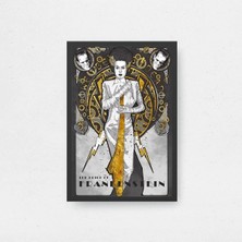 The Bride Of Frankenstein Film Posteri Çerçeveli Tablo Sinema Odası Duvar Dekoru
