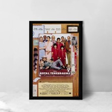 The Royal Tenenbaums Tasarım 2 Film Posteri Çerçeveli Tablo Sinema Odası Duvar Dekoru