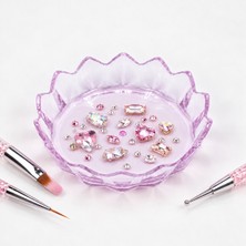 Aba Nails Mini Nail Art Fırça ve Aksesuar Tepsisi BOWL-009