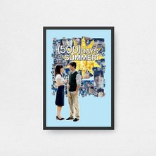 500 Days Of Summer Tasarım 2 Film Posteri Çerçeveli Tablo Sinema Odası Duvar Dekoru