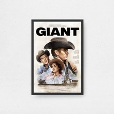 Giant Film Posteri Çerçeveli Tablo Sinema Odası Duvar Dekoru