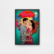 Crazy Rich Asians Film Posteri Çerçeveli Tablo Sinema Odası Duvar Dekoru