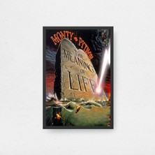 Monty Python's The Meaning Of Life Tasarım 2 Film Posteri Çerçeveli Tablo Sinema Odası Duvar Dekoru